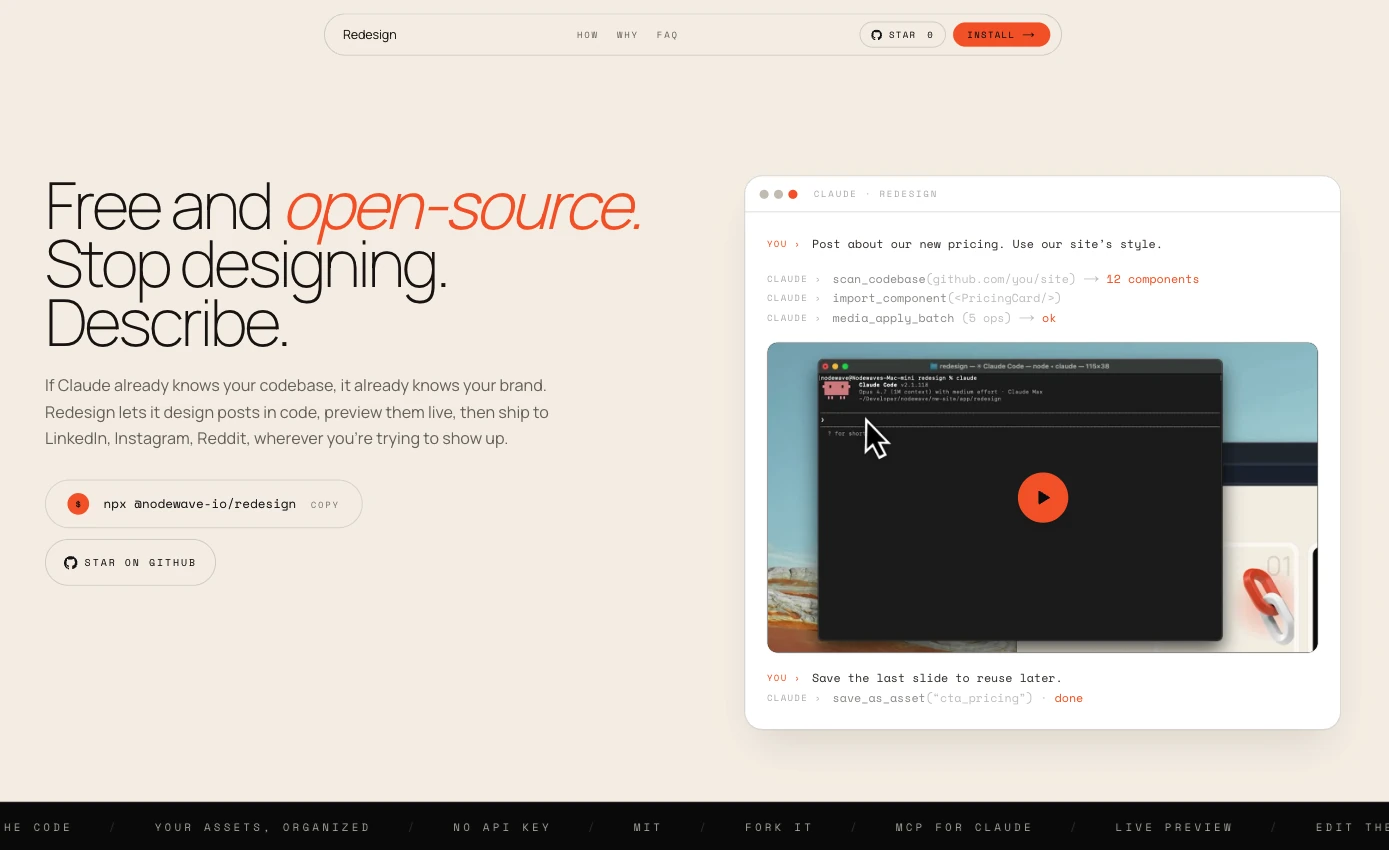 Redesign